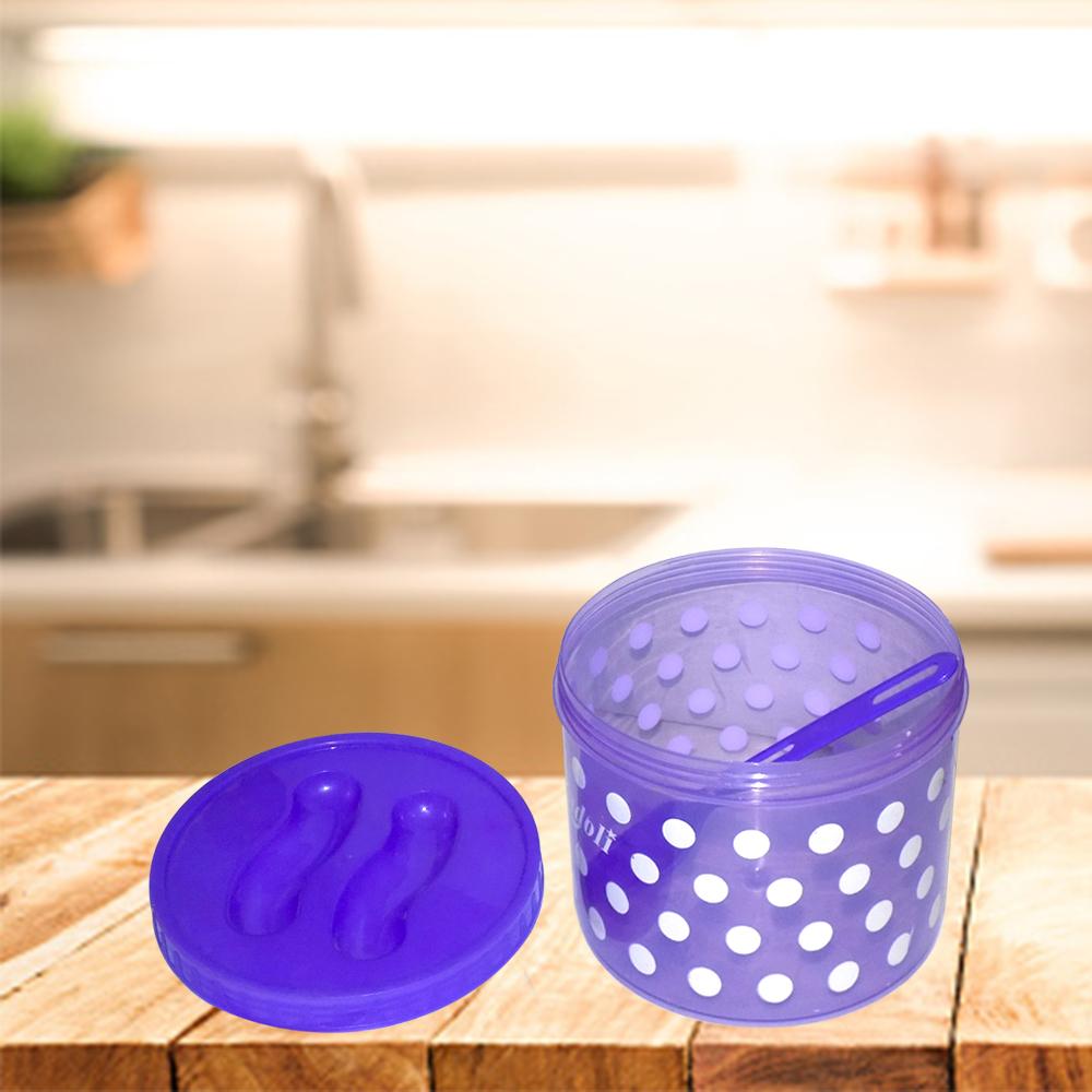 3662 Plastic Containers for Kitchen Storage, Food And Grocery Container (1000ml) (Set of 3) (Multicoloured) - SkyShopy 3662 Plastic Containers for Kitchen Storage, Food And Grocery Container (1000ml) (Set of 3) (Multicoloured) - SkyShopy